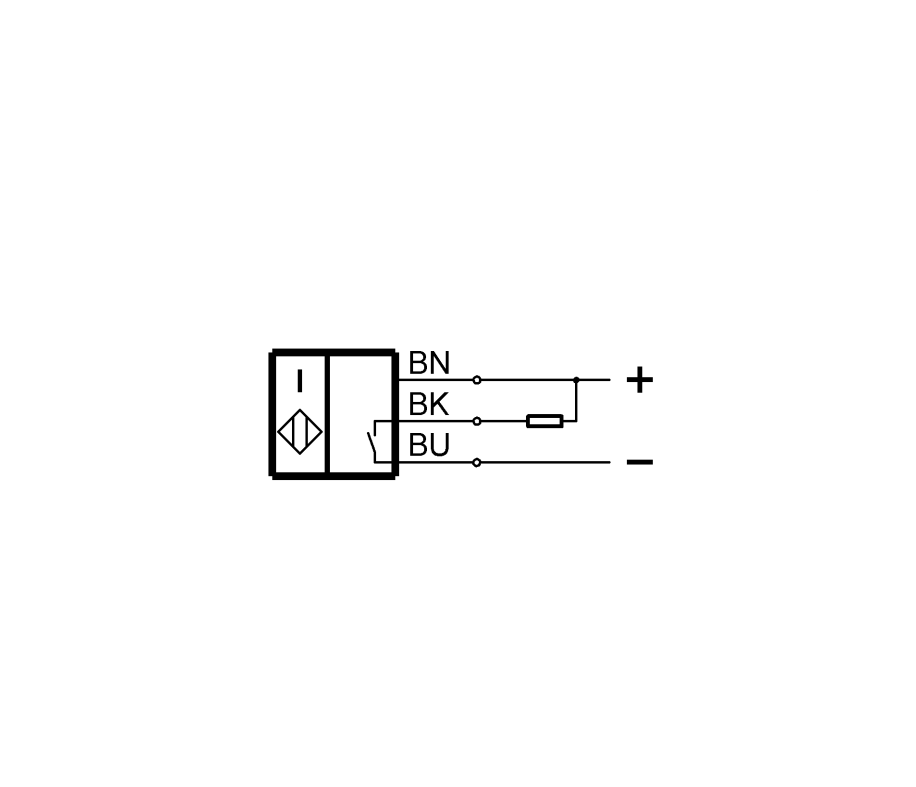 BES00HJ - M5 NPN (NO) - Inductive Proximity Switches And Proximity Sensors