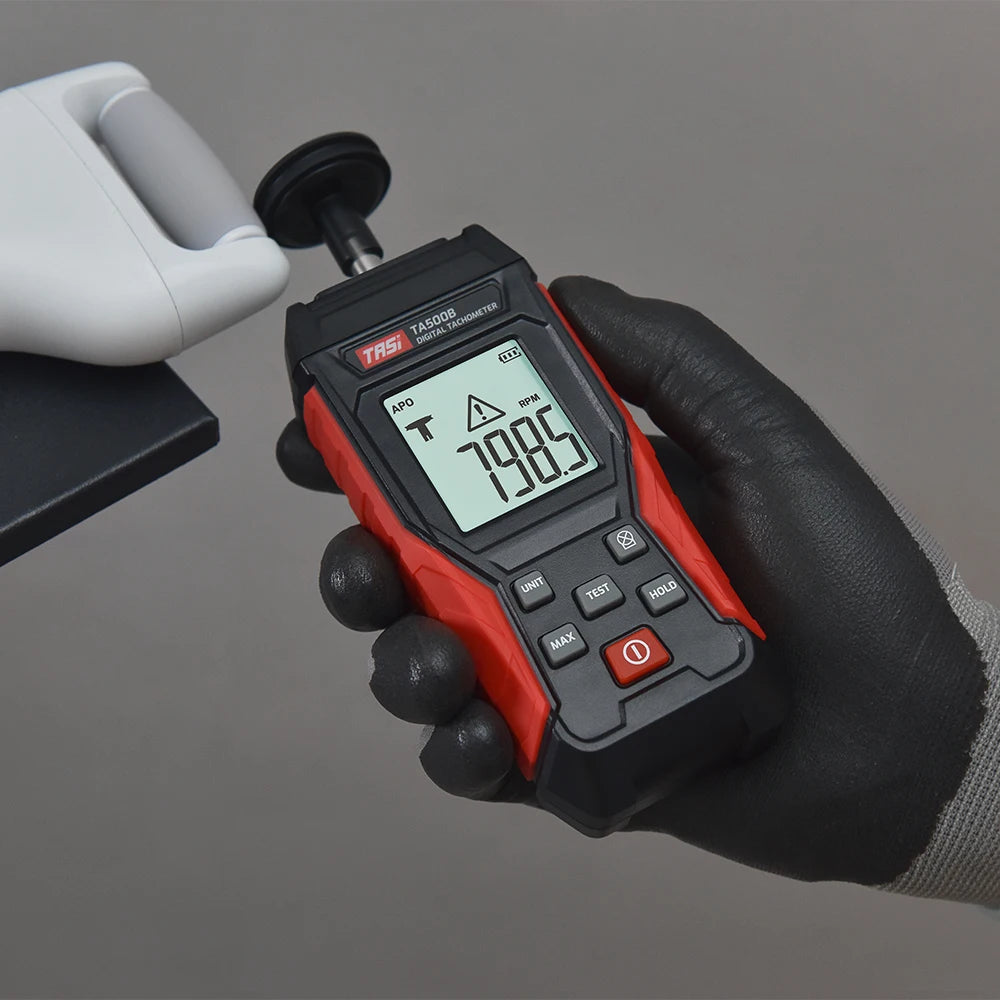 Tachometer TA500C - Digital Handheld Line Speed Tachometer (RPM & m/min) - Encoder