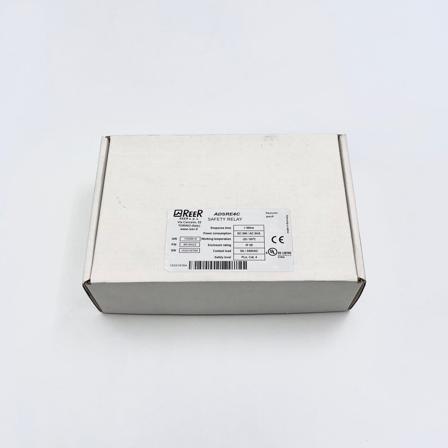 ReeR 1330914 AD SRE4C - Safety Devices