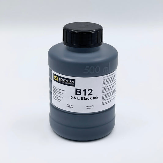 B12 Black Ink 500mL - ProIndustrial Inks and Solutions