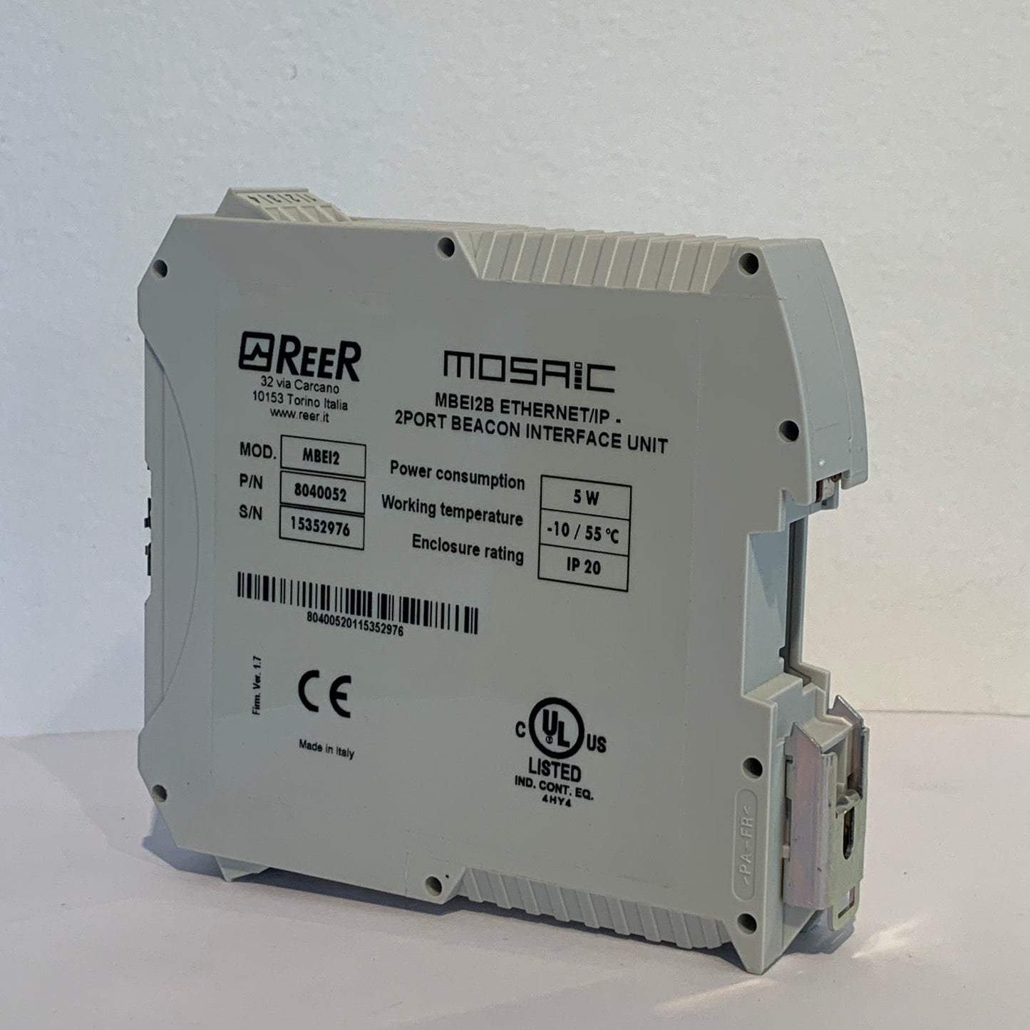 MOSAIC MBEI2B - Safety Devices