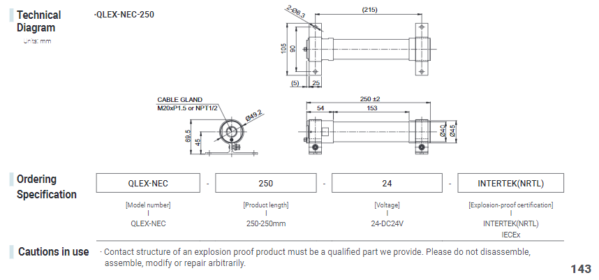 QLEX-NEC-250: The Ultimate Explosion Proof LED -Safety  Hazardous area lighting
