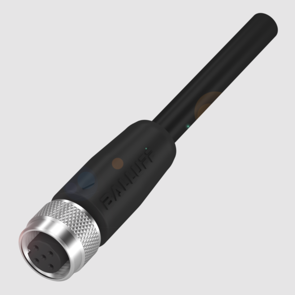 BCC08KR - Single-Ended Cordsets - M12 F 5 PUR S 10 Meter Shielded