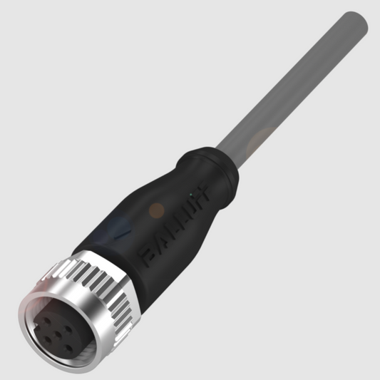 STM12F5PVC S5 - Single-Ended Cordsets - M12, Female, straight, 5-pin