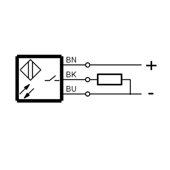 Balluff - M12 PNP (NO) - Diffuse Sensor BOS01Y3