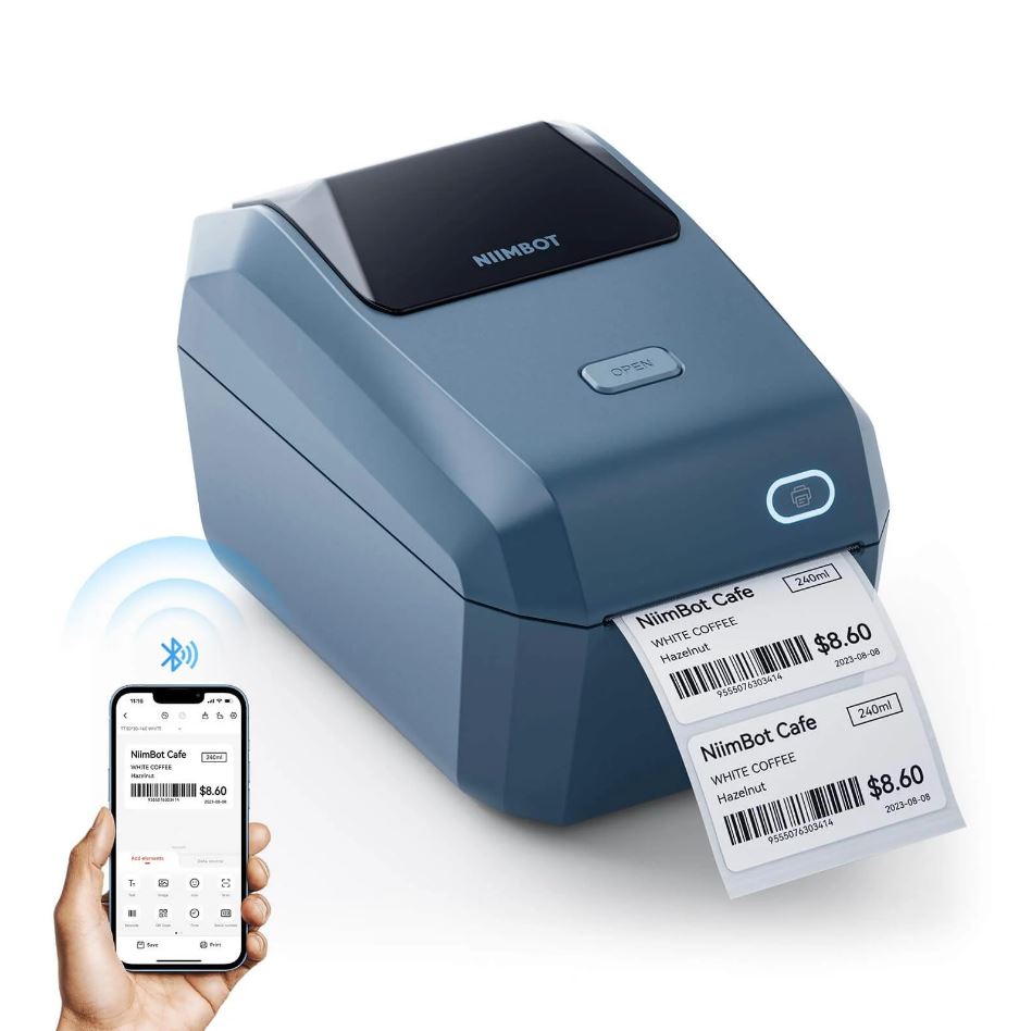NIIMBOT K3 Label Maker - 80mm 3inch USB Wifi Bluetooth Thermal Label Maker