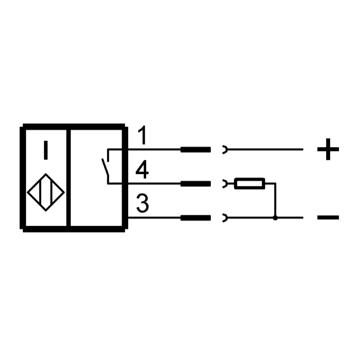 BES004N - M12 PNP (NO) - Inductive Sensor