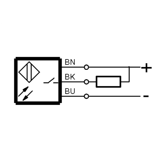 Balluff - NPN (NO) - Diffuse Sensor BOS0116