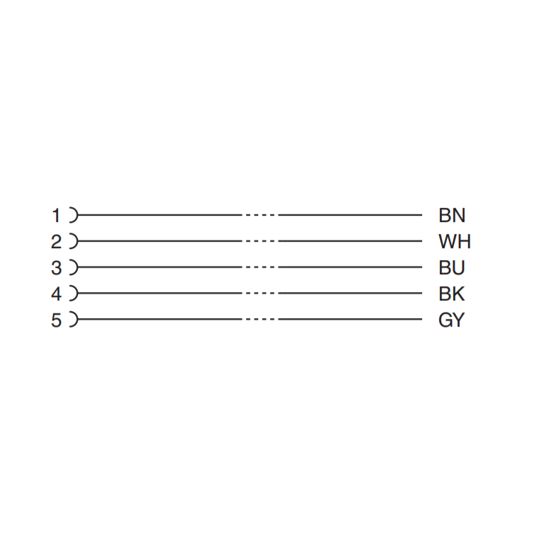 V15-W-BK30M-PUR-U/0,75 / PF 239999-0025 - Female Cordset