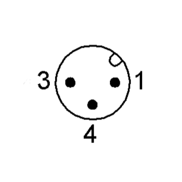 BES004N - M12 PNP (NO) - Inductive Sensor