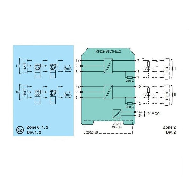 KFD2-STC5-Ex2 - PF 203645 - Dual-Channel Isolated Barrier