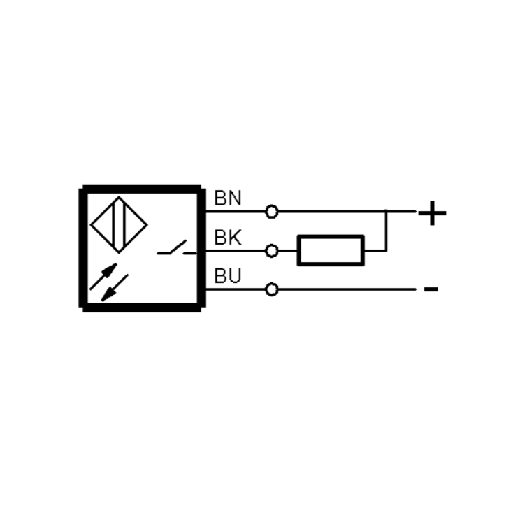 BOS020J - Diffuse Triangulation Sensor