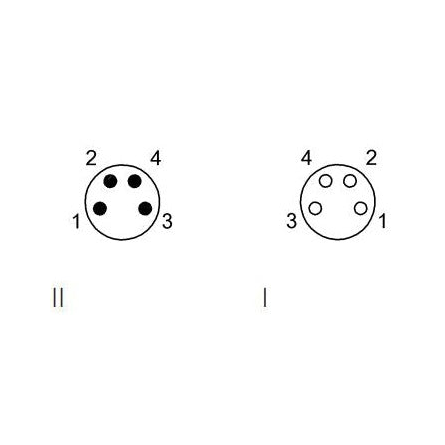 STM8MM8F4PVC S5 - Double-Ended Cordsets
