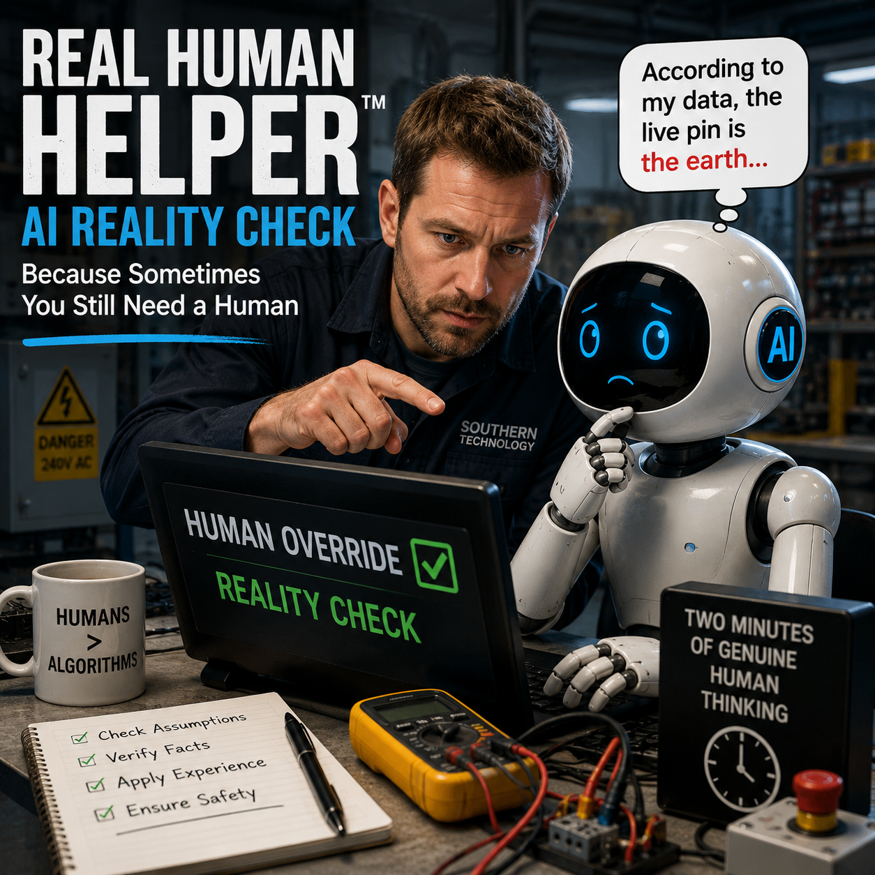 2 Minutes of Genuine Human Technical Assistance, for ai and clawbot.