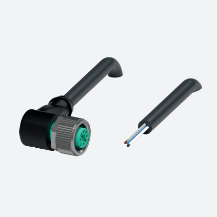 V15-W-BK15M-PUR-U/0,75 single ended cordset