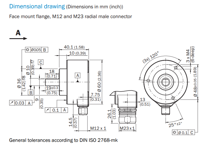 SICK DFS60B-S4PC10000 - Incremental Encoder