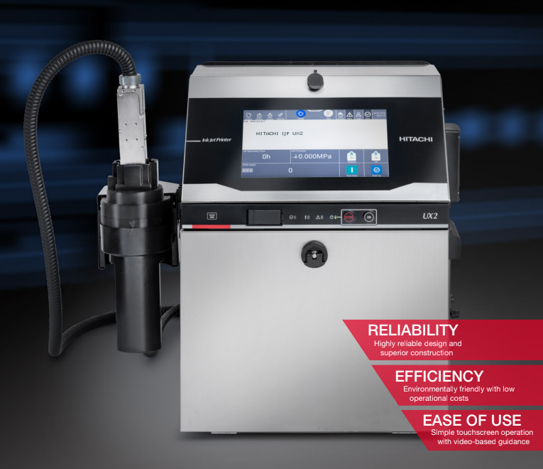 Hitachi STUX2 Hitachi Industrial Inkjet Printer Southern