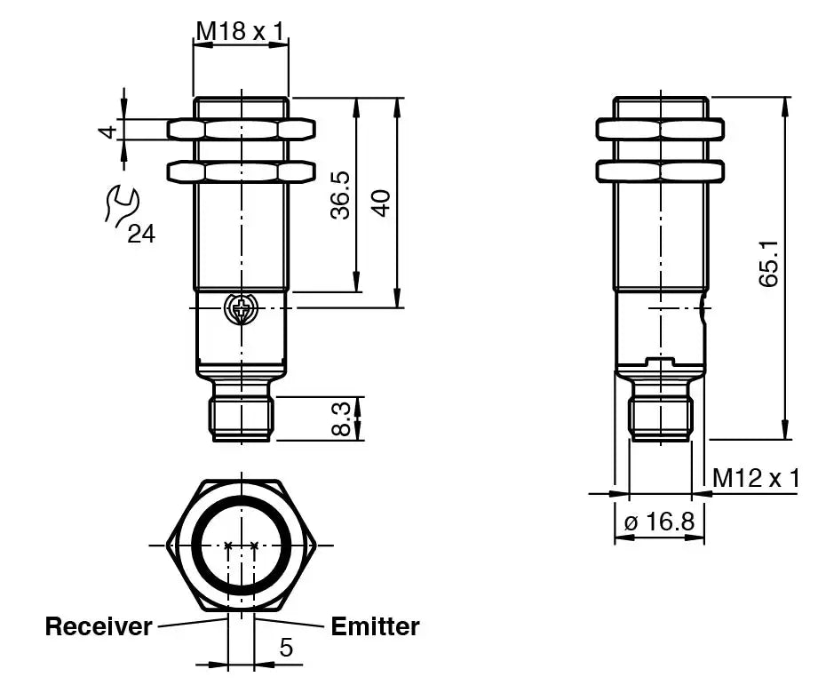 OBD500-18GM60-E5-V1-IR-1C | PF70113328-100148 - Diffuse mode sensor