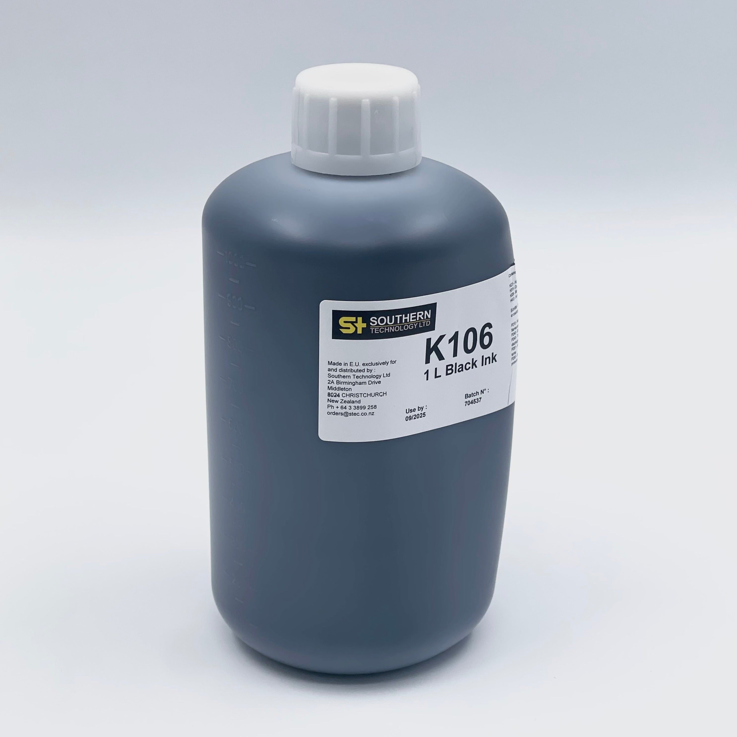 Southern Ink K106 Black Ink 1L - ProIndustrial Inks and Solutions – Southern ...