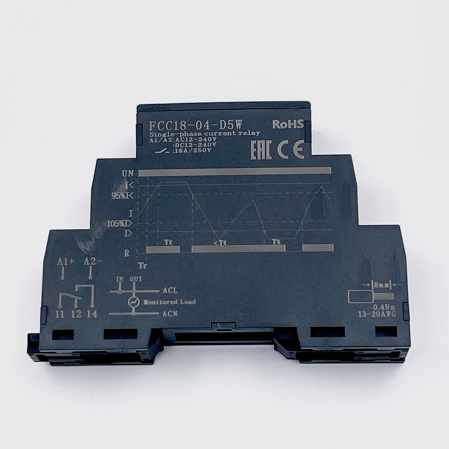 FCC18-04-D5W Over & Under Current Relay - Monitoring Relay