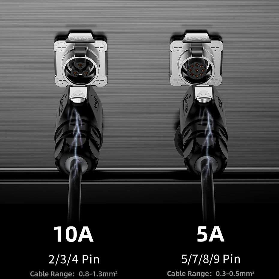 ST LP16-8M-IP68 - Industrial Waterproof Connector - CNLINKO