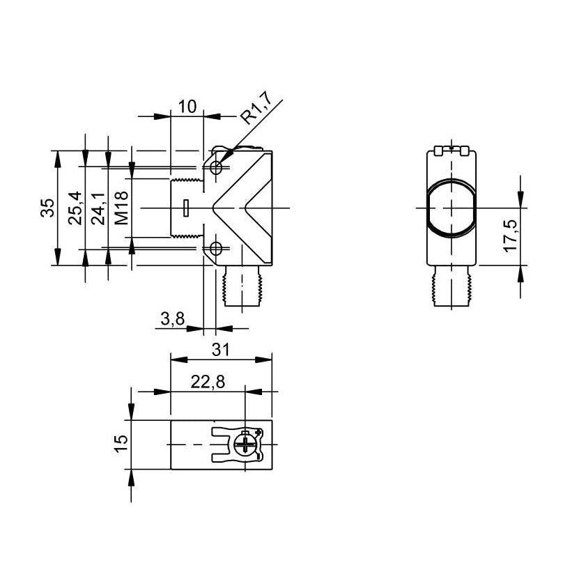 Balluff - NPN (NO/NC) - Diffuse Sensor BOS0297
