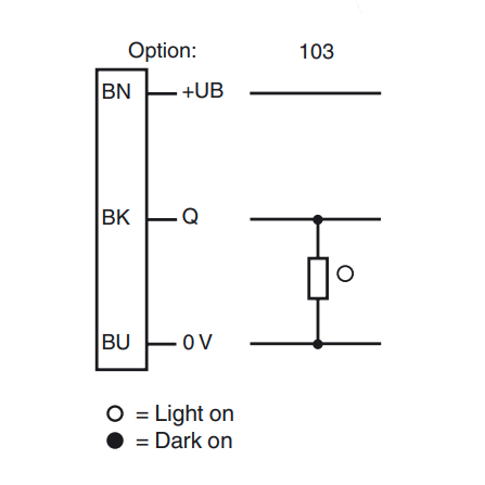 KT9-50/25/103/115 - PF 118343 - Diffuse Mode Sensor