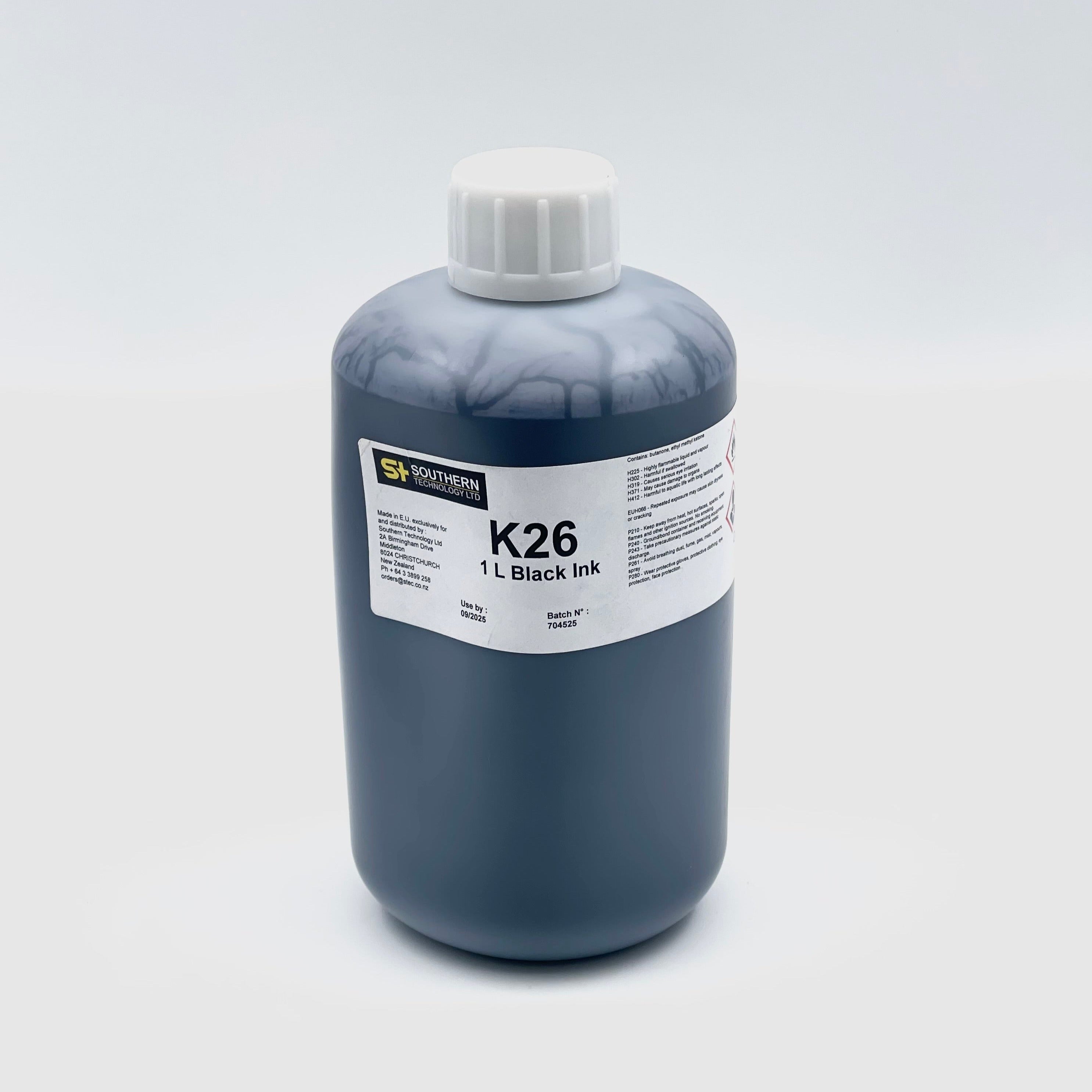 Southern Ink K26 Black Ink 1L - ProIndustrial Inks and Solutions – Southern ...