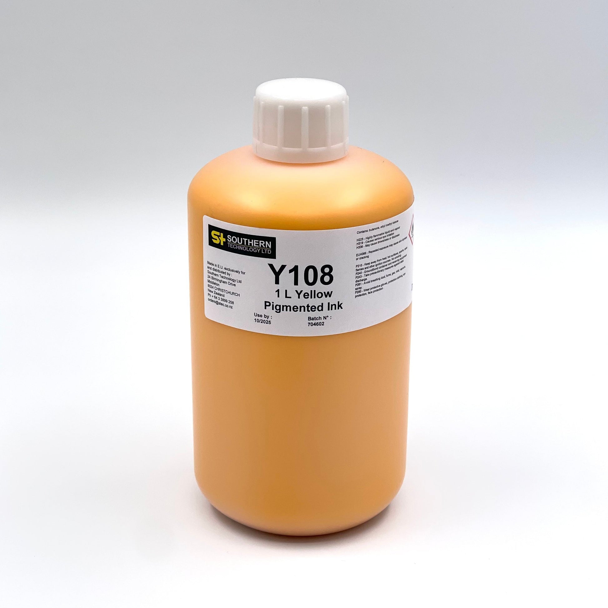 Y108 Yellow Pigmented Ink 1L - ProIndustrial Inks and Solutions ...
