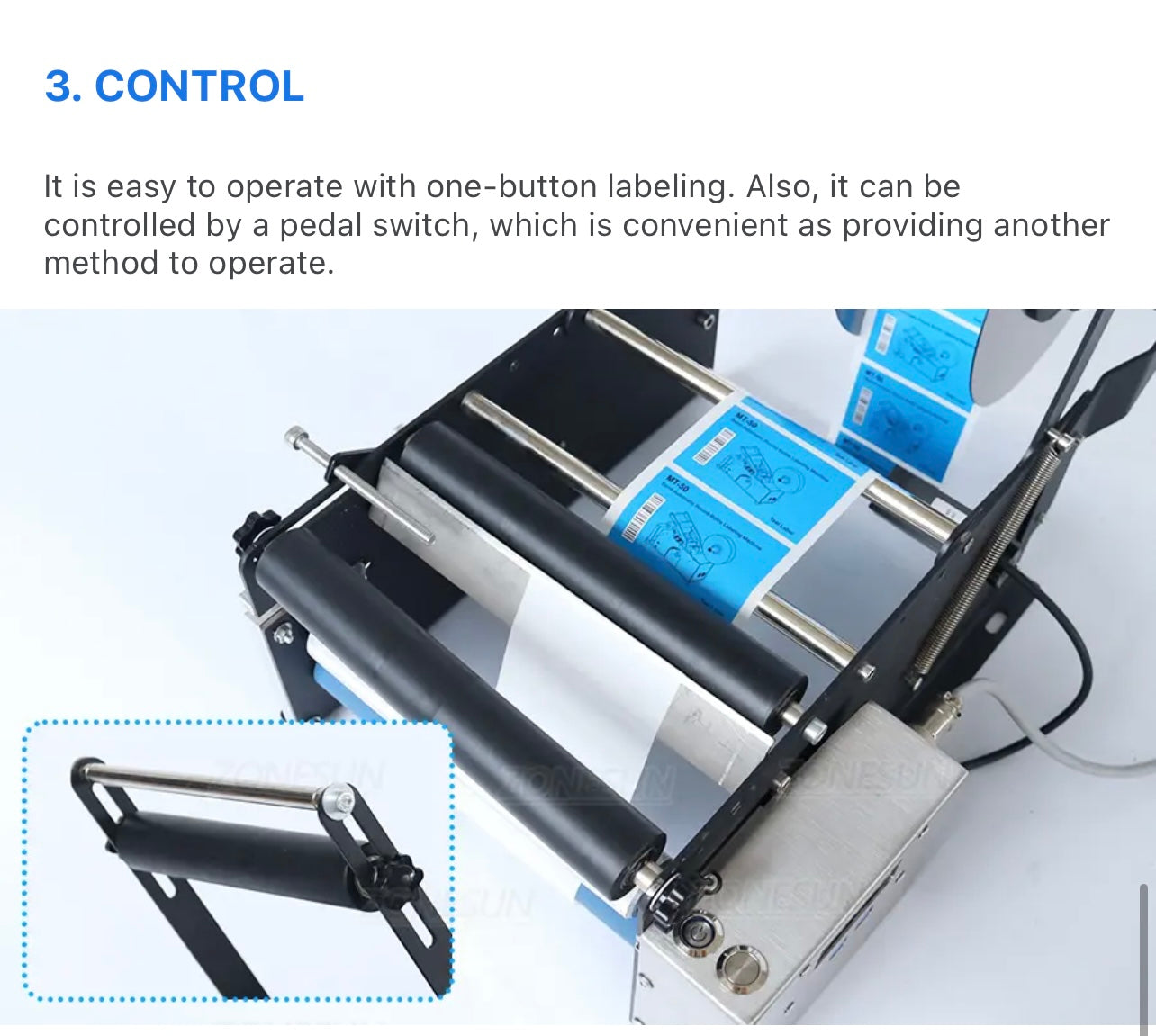 Sagittarius 160 Semi-Automatic Bottle Label Applicator