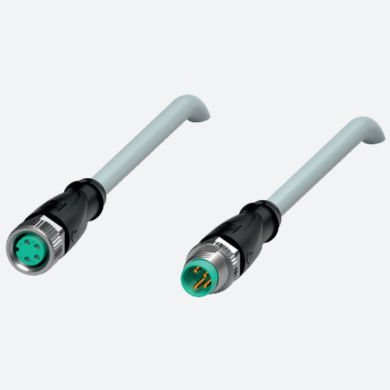 STM8MM8F4PVC S1.5 - Double-Ended Cordsets