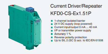 KFD0-CS-Ex1.51P / PF 294980 - Current Driver/Repeater
