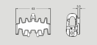 STXLTP5A65 - Conveyor chain link